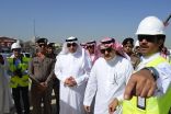 الأمير مشعل بن ماجد بن عبدالعزيز محافظ جدة يقف على المشروعات الإنشائية