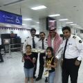 جمرك مطار الملك عبدالعزيز الدولي يعايد المسافرين