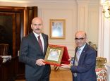 وزير الداخلية التركي يستقبل معالي رئيس المنظمة العربية للسياحة بمقر وزارة الداخلية بأنقرة