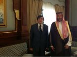 سمو أمير منطقة المدينة المنورة يستقبل السفير التركي