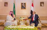 الرئيس اليمني وولي ولي العهد السعودي يبحثان آخر تطورات الأوضاع في الساحة اليمنية