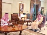 الأمير مشعل بن ماجد يستقبل مدير جامعة الملك عبدالعزيز