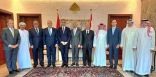 يونس و دندن يستقبلون مجموعة سفراء عرب متضامنين وشاجبين للعدوان الإسرائيلي على فلسطين ولبنان