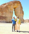 الشيخ محمد بن راشد يزور مدائن صالح التاريخية فــي محافظــة العُــلا السعودية