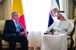 الشيخ محمد بن زايد يبحث مع رئيس وزراء رومانيا تعزيز التعاون