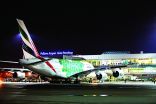 وصول طائرة «الإمارات» العملاقة A380 إلى سان بطرسبرغ