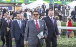 الشيخ حمدان بن راشد يشهد سباق دبي في نيوماركت