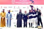 الشيخ منصور بن محمد يتوّج لامبورغين بطلاً لبولو الشاطئ «دبي 2018»