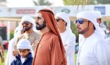 الشيخ محمد بن راشد يشهد السباق الرئيسي لمهرجان ولي عهد دبي للقدرة