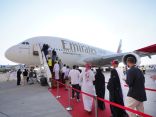 طائرة الإمارات A380 تستقطب آلاف الزوار في معرض البحرين للطيران