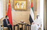 الشيخ محمد بن زايد يتلقى رسالة من الرئيس الصيني خلال استقبال مبعوثه الخاص