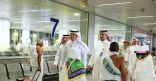 الجاسر يتفقد خدمات الخطوط السعودية لضيوف الرحمن وانسيابية وصول رحلات الحج