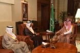 الأمير مشعل بن ماجد محافظ جدة  يستقبل مدير إدارة مكافحة المخدرات بمنطقة مكة المكرمة