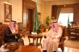 الأمير مشعل بن ماجد يستقبل مدير عام جمرك مطار الملك عبدالعزيز