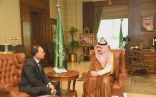 الأمير مشعل بن ماجد يستقبل القنصل العام الأردني بجدة ومدير عام فرع الخدمة المدنية بمنطقة مكةالمكرمة