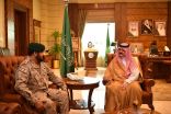 الأمير مشعل بن ماجد يستقبل مساعد قائد المنطقة الغربية