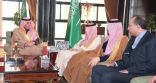 أمير تبوك يستقبل رئيس المنظمة العربية للسياحة