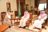 الأمير مشعل بن ماجد يستقبل الرئيس التنفيذي لشركة المياه الوطنية
