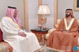 الشيخ محمد بن راشد يستقبل وزير الداخلية السعودي